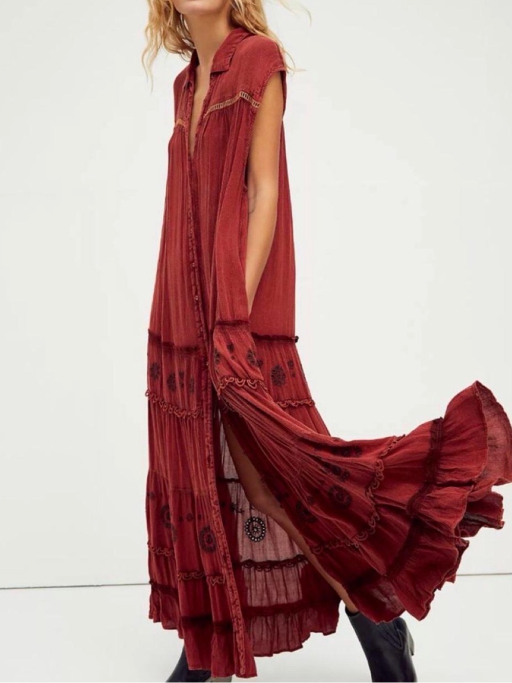 Free People Boho Maxi Dress